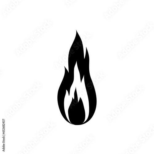 Fire icon vector set. Flame illustration sign collection. Burn symbol. Hot logo.