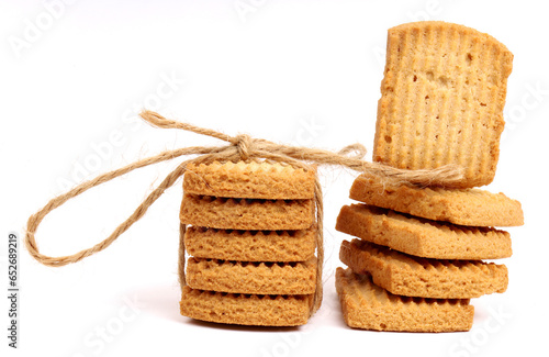 atta cookies on white background, new angles