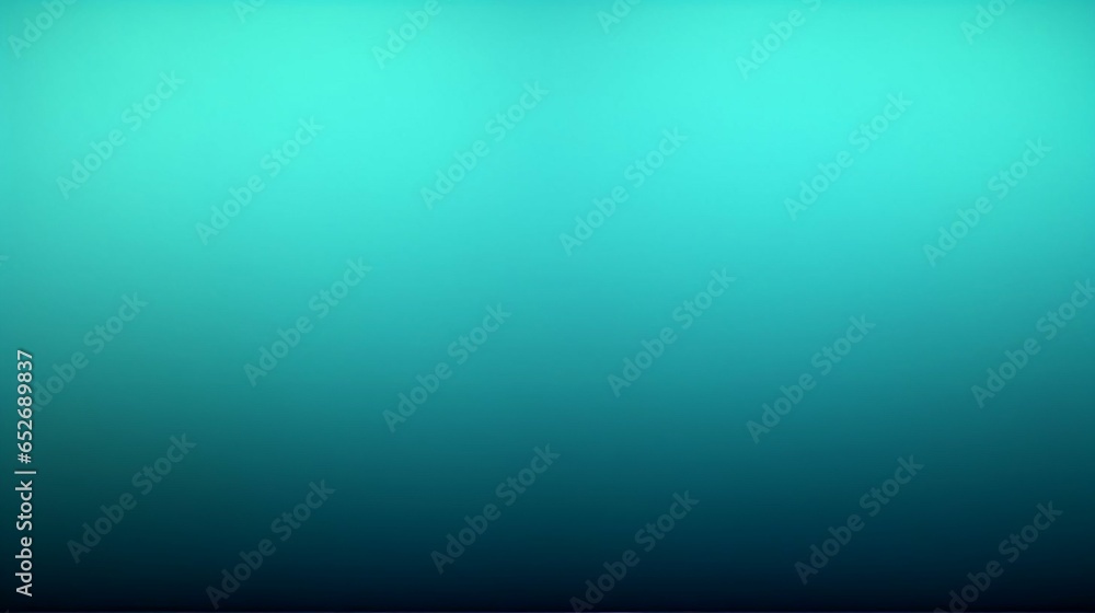 Obraz premium light aqua with dark blue solid gradient color blank background 