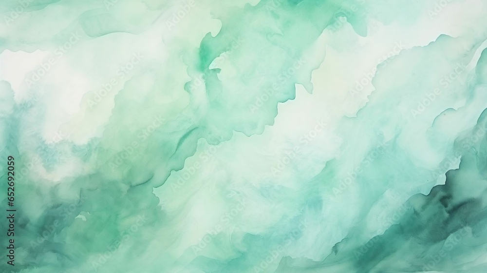soft and dreamy Mint Green watercolor background
