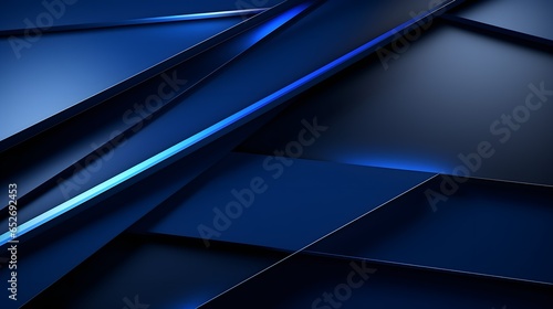wallpaper  minimalistic background design  diagonals and futuristic triangular shapes of blue color © ToJo