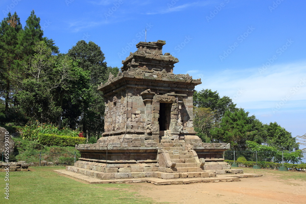 Candi Gedong I, one of the nine Hindu temples in the Gedong Songo temple complex.