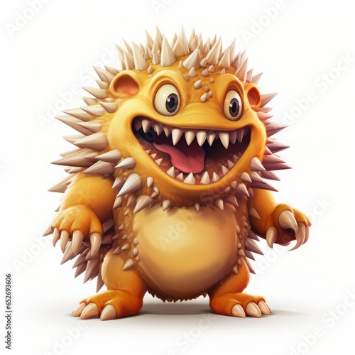 hedgehog monster character.