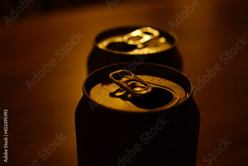 真夜中にビール、深酒