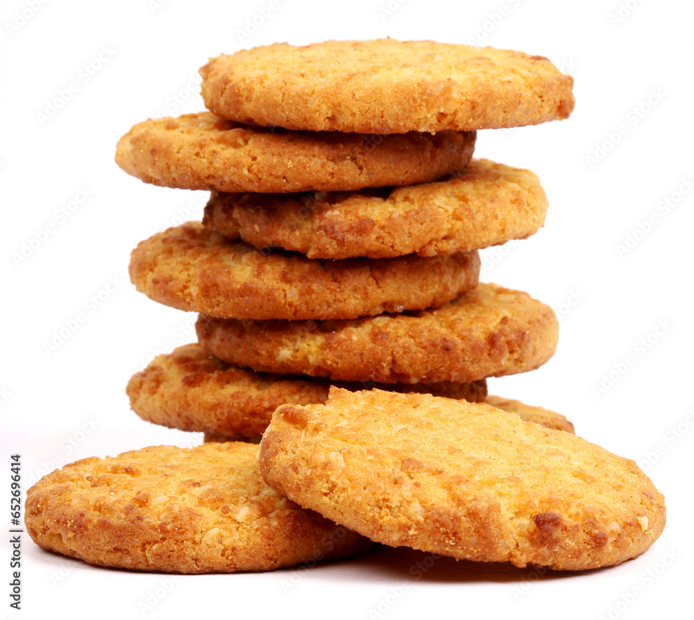 Cookies on white background, new angles Cookies on white background, new angles