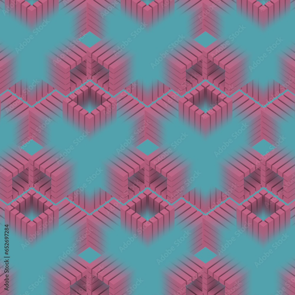 Trendy neon colored background with rectangular geometric shapes. 3d rendering illustration Trendy neon colored background with rectangular geometric shapes. 3d rendering illustration