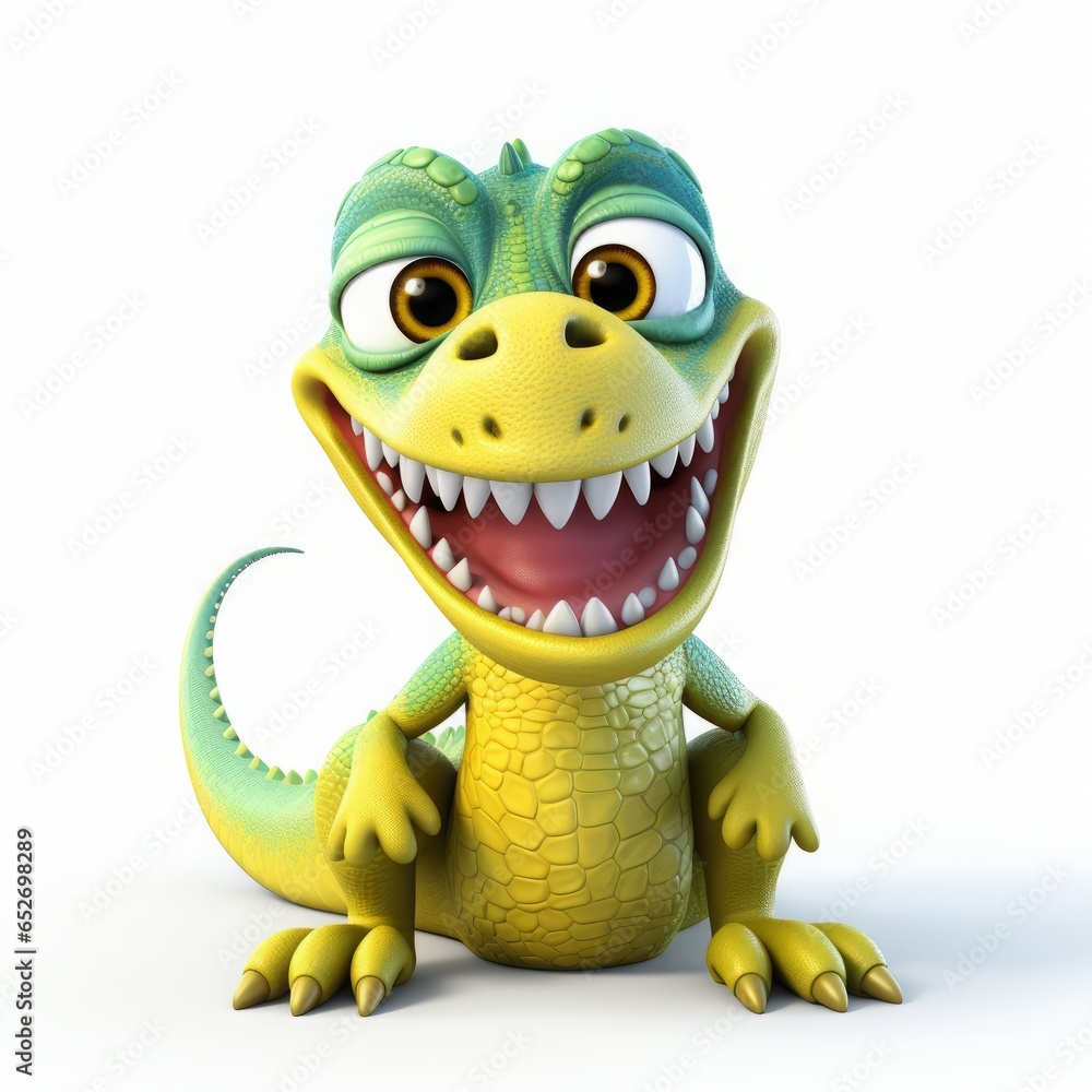 dinosaur monster children's character. Cartoon design element on white background. dinosaur monster children's character. Cartoon design element on white background.