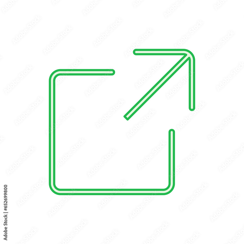 External link icon set. link icon vector. hyperlink symbol External link icon set. link icon vector. hyperlink symbol