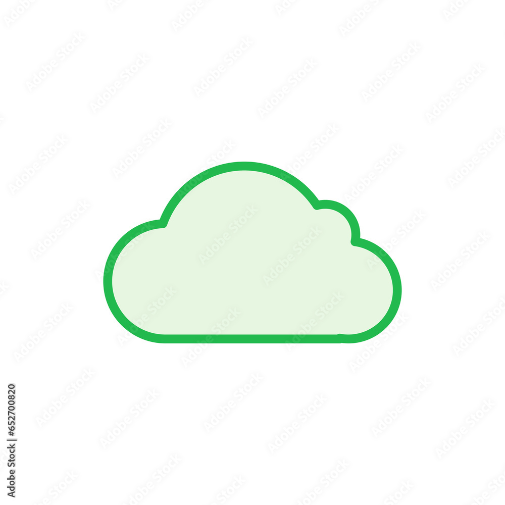 Cloud icon set. cloud vector icon Cloud icon set. cloud vector icon