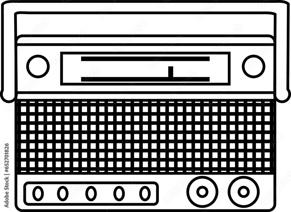 Radio Outline Icon