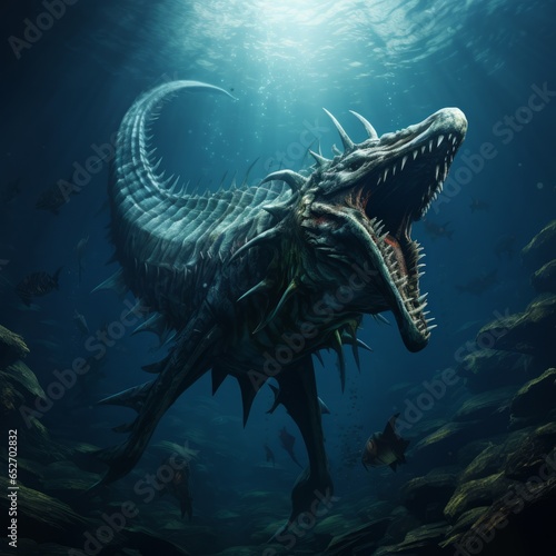 sea dragon monster.