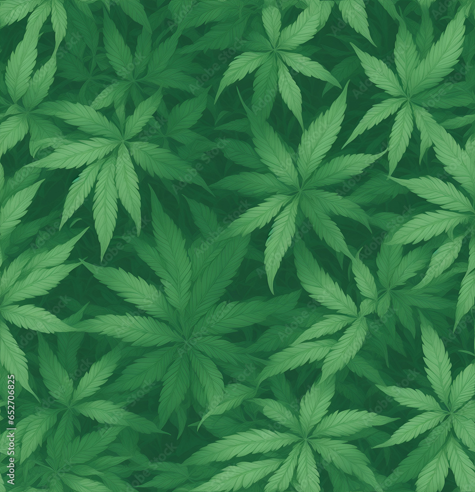 Seamless pattern marijuana leaves. Generative AI, Generative, AI Seamless pattern marijuana leaves. Generative AI, Generative, AI