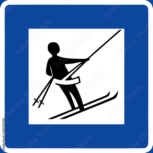 Signs giving information