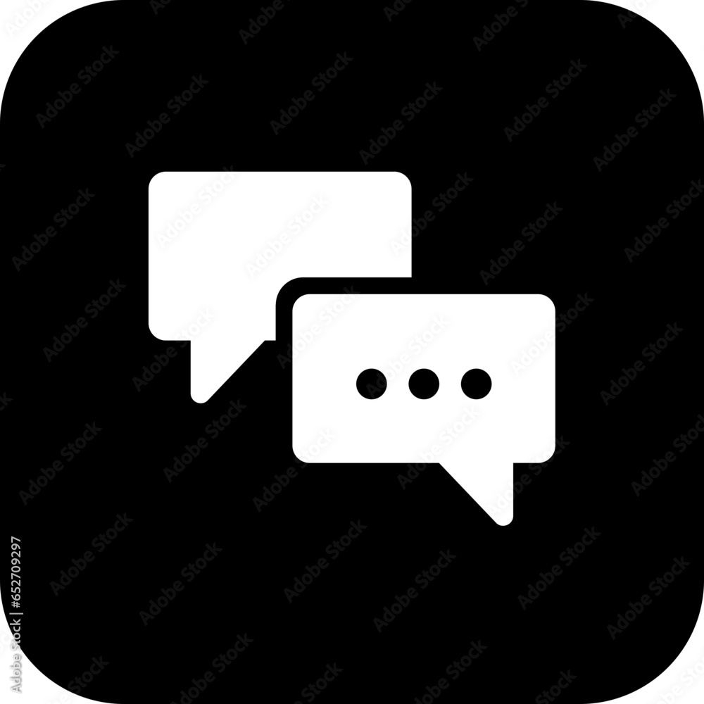 Chat, Message Bubble, Online Messaging, Contact Us Icon Chat, Message Bubble, Online Messaging, Contact Us Icon