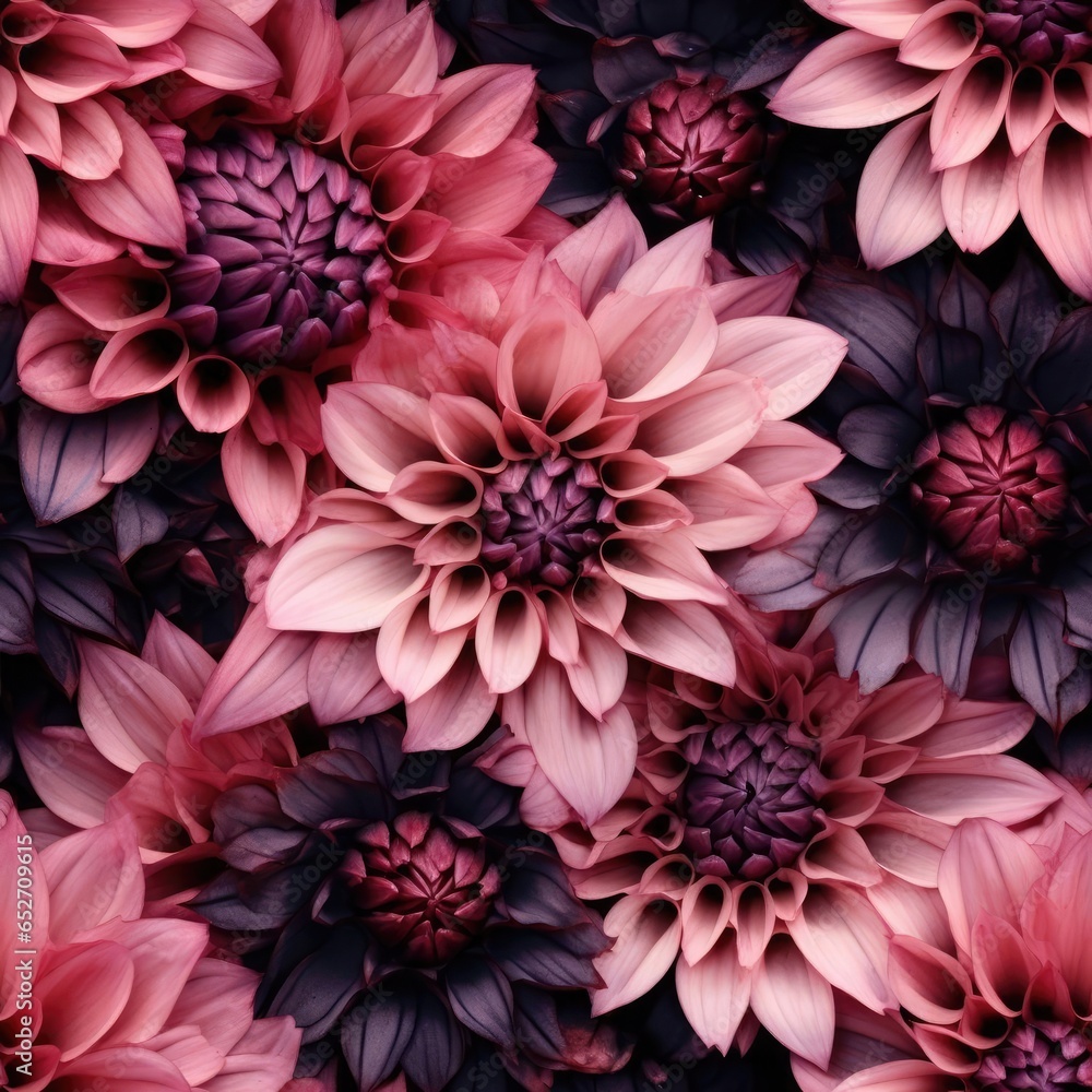 Flowers, seamless texture