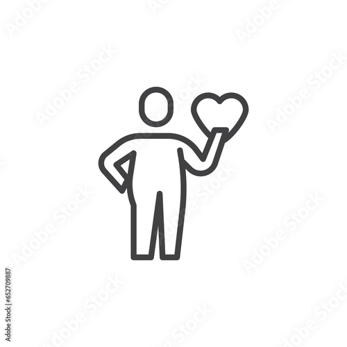 Body Positivity line icon