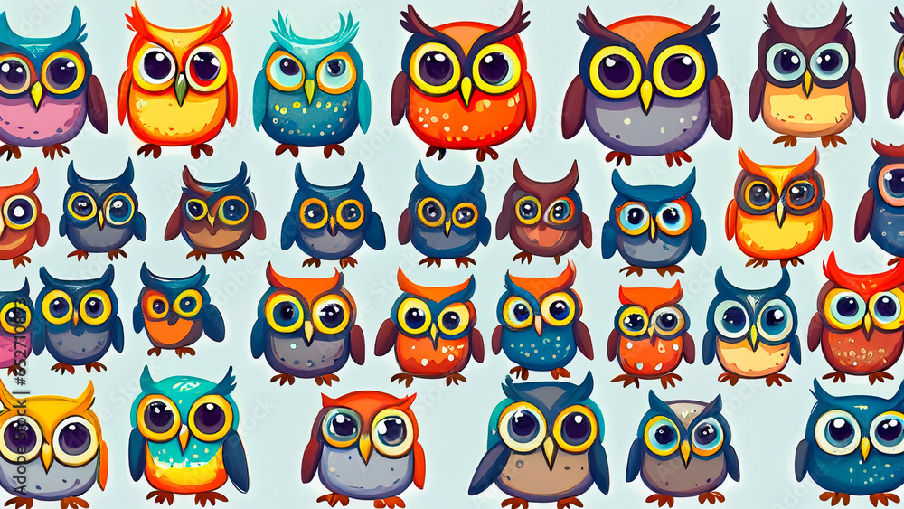 owl seamless pattern owl seamless pattern