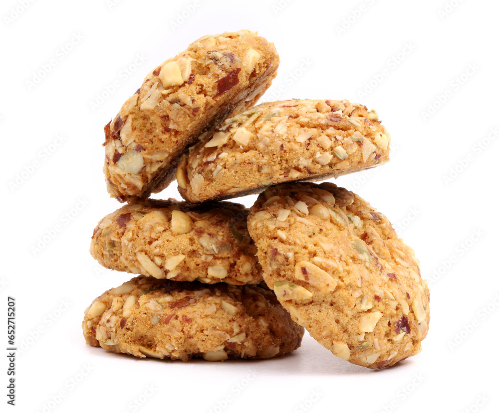 nut cookies on the white background, new angles nut cookies on the white background, new angles