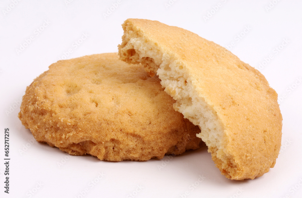Coconut cookies on the white background, new angles Coconut cookies on the white background, new angles