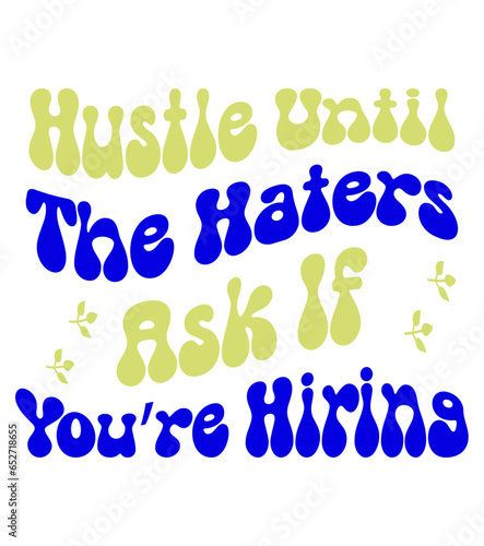 Retro ,Hustle Craft Design. T-shirt Design. Illustration