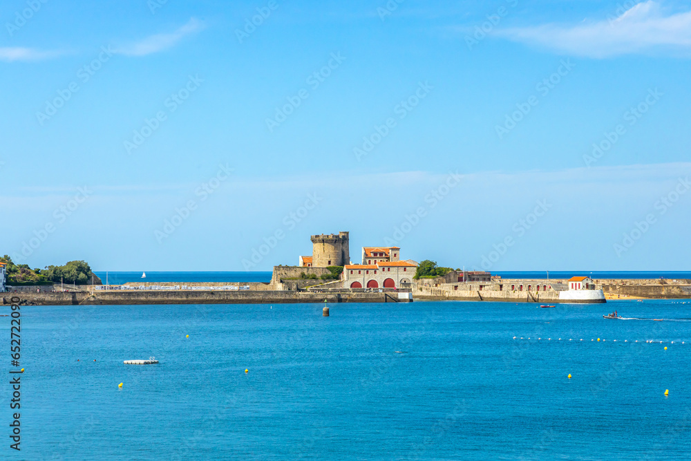 Panorama of the Fort of Socoa in Ciboure, France Panorama of the Fort of Socoa in Ciboure, France