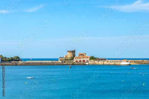Panorama of the Fort of Socoa in Ciboure, France 
