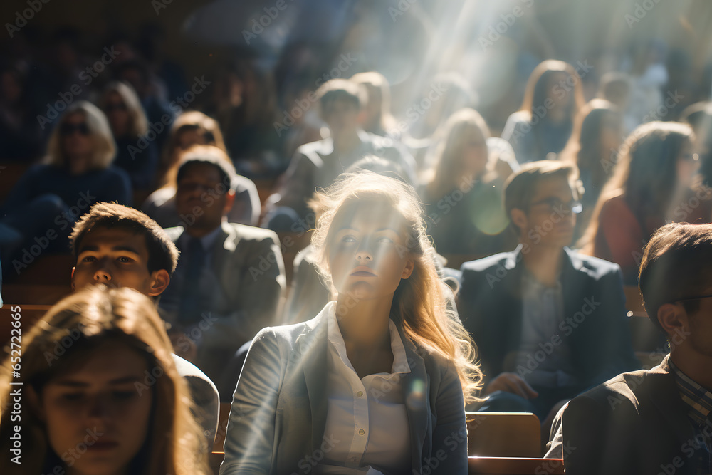 Obraz premium Students in the audience