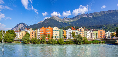 View of the buildings in Innsbruck  Austria