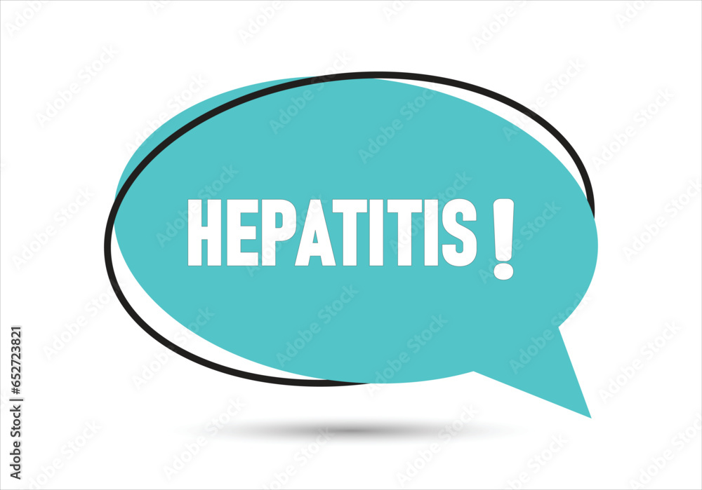 Hepatitis speech bubble text. Hi There on bright color for Sticker, Banner and Poster. vector illustration. Hepatitis speech bubble text. Hi There on bright color for Sticker, Banner and Poster. vector illustration.
