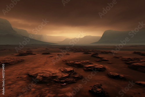 landscape of Mars