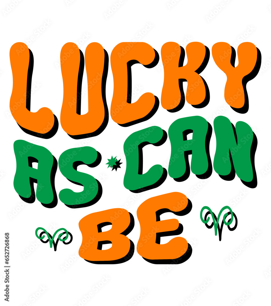 Retro ,St Patricks Day Craft Design. T-shirt Design. Illustration