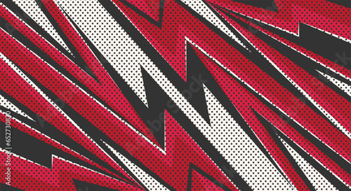 red abstract background with a sports, racing, gaming theme with a dot texture
