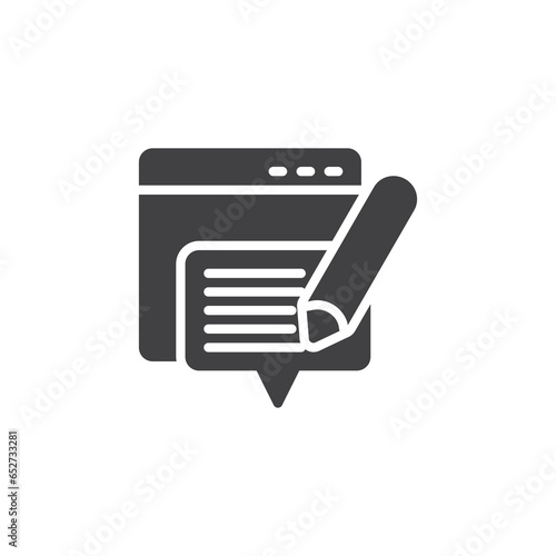 Web Stories vector icon