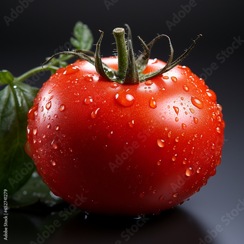 Rote Tomate in voller Pracht photo