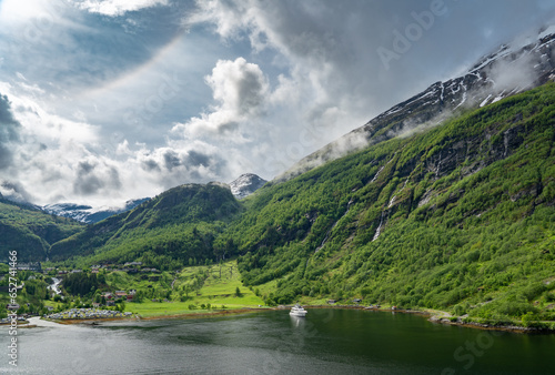 The beautiful place Geiranger in Norway