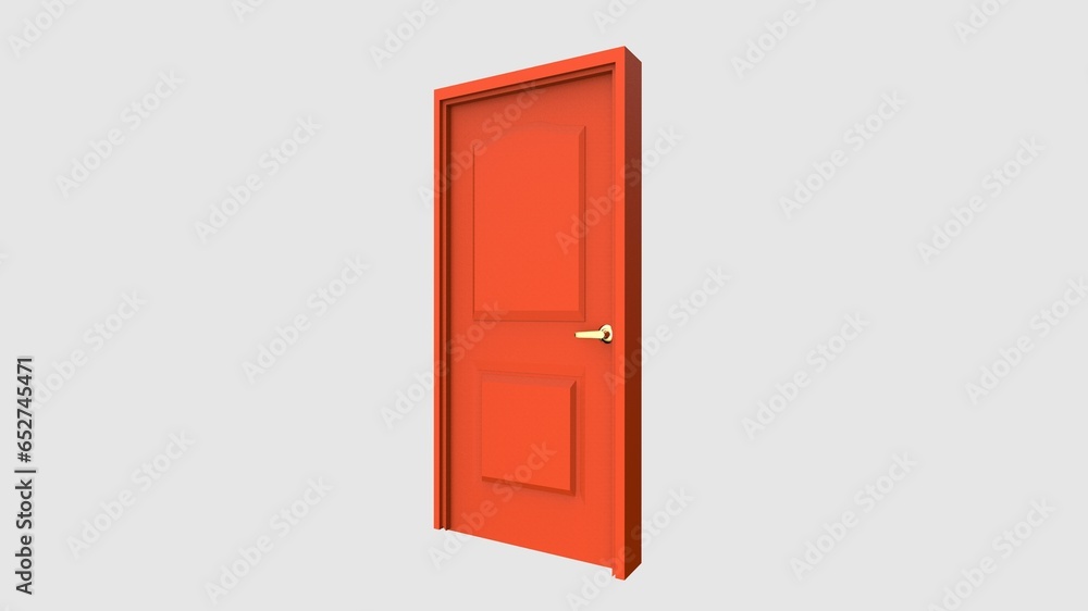 isolated door illustration 3d rendering isolated door illustration 3d rendering