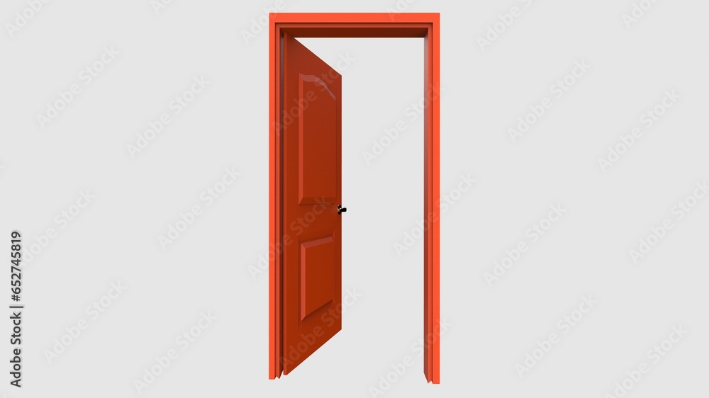 isolated door illustration 3d rendering isolated door illustration 3d rendering
