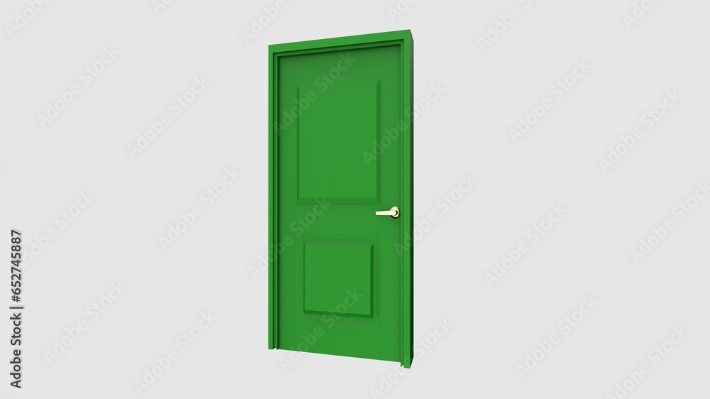isolated door illustration 3d rendering isolated door illustration 3d rendering