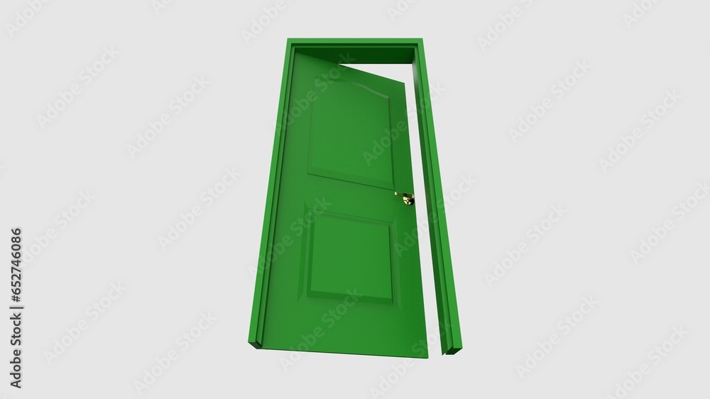 isolated door illustration 3d rendering isolated door illustration 3d rendering