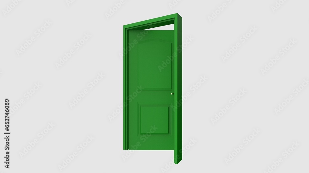 isolated door illustration 3d rendering isolated door illustration 3d rendering