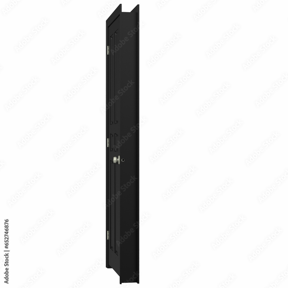 open isolated door closed 3d illustration rendering open isolated door closed 3d illustration rendering