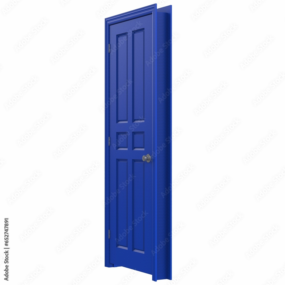 open isolated door closed 3d illustration rendering open isolated door closed 3d illustration rendering
