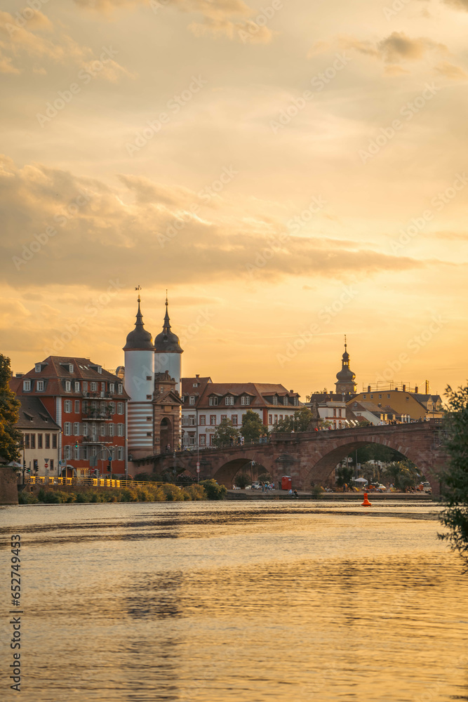 Naklejka premium heidelberg alte brücke