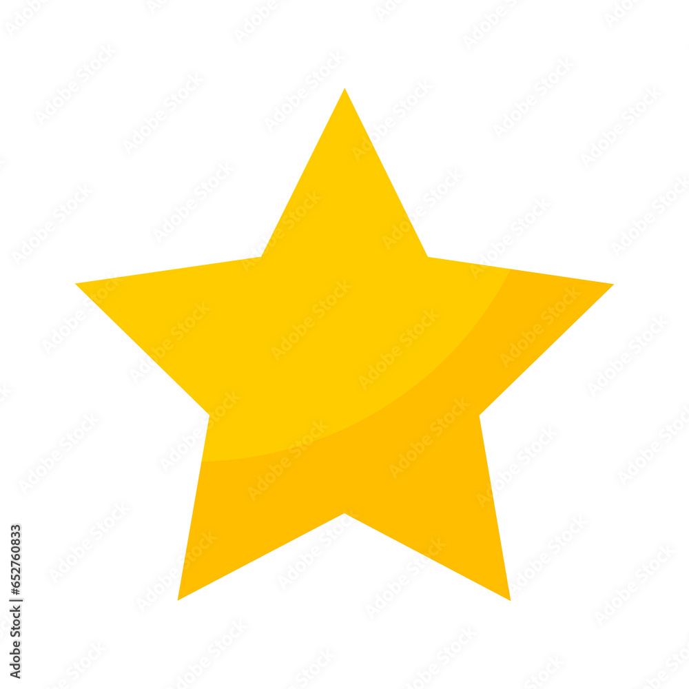 Star icon symbol isolated on white background. PNG illustration. Star icon symbol isolated on white background. PNG illustration.