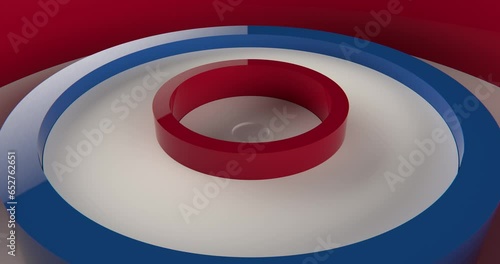 Circles Election in a 3D animation