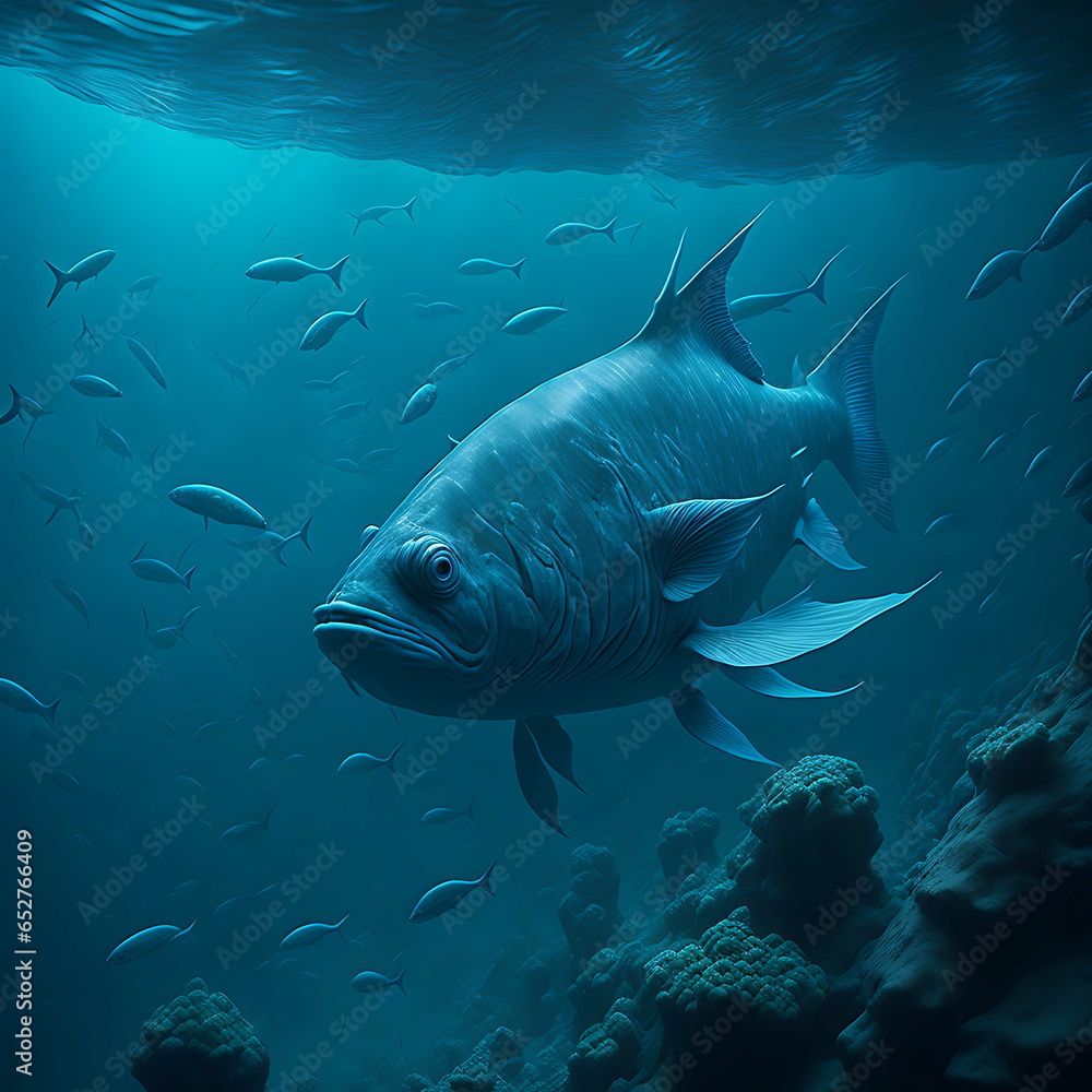 Fototapeta premium Underwater City