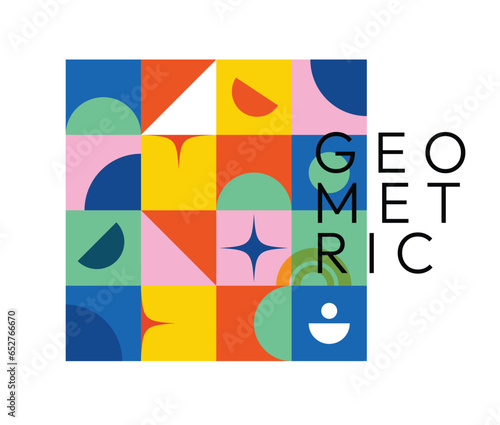 Geometric Pattern Design in ready to print version Made By Artist 