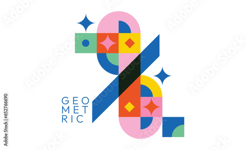 Geometric Pattern Design in ready to print version Made By Artist 