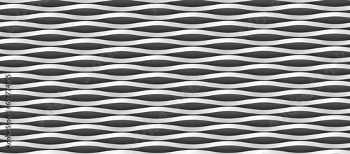 Illustration of black and white curve lines in motion perfect for wallpapers and backgrounds