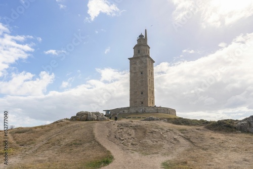 Tower of Hercules in the capital of A Coruna, Galicia, Spain © Esteban Garcia2/Wirestock Creators